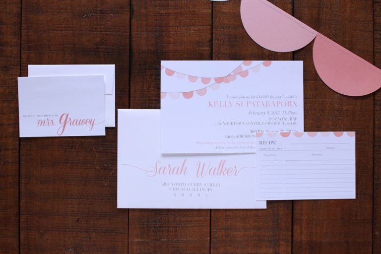 Real Event Pretty Pink Bridal Shower in Chicago, IL Mintand Lovely